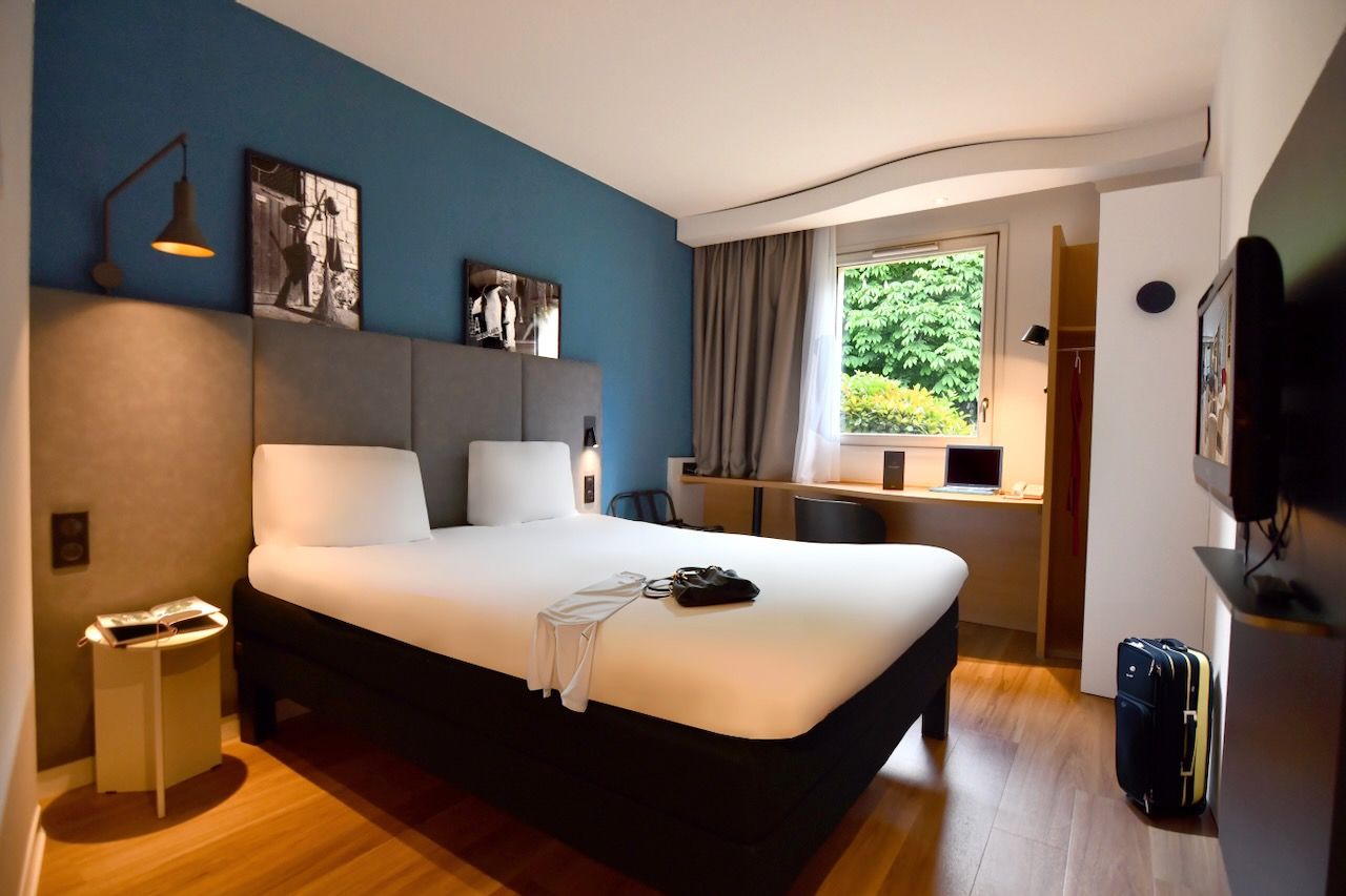 Chambre double de l'hôtel Ibis Nantes Saint-Herblain