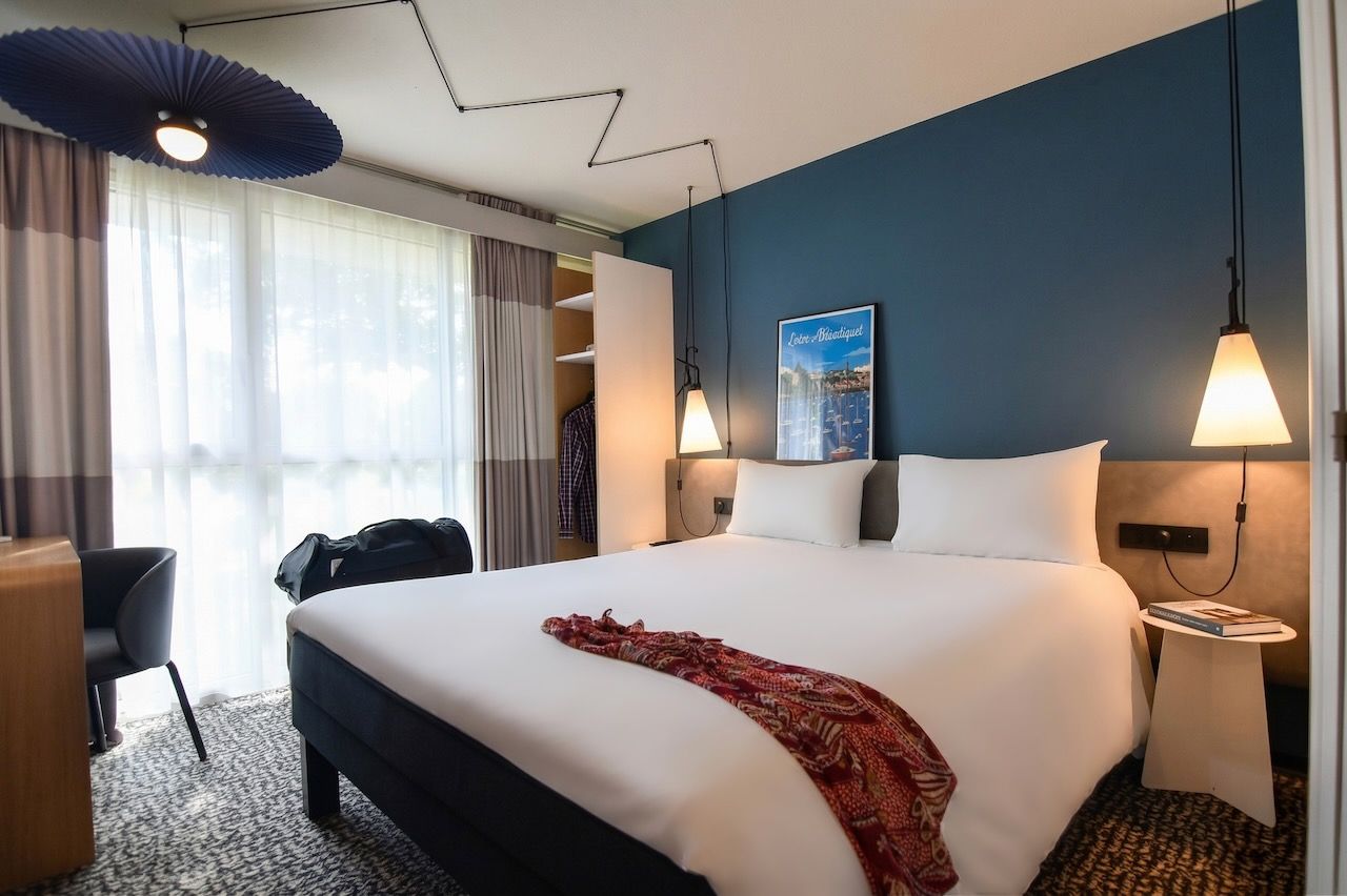 Chambre double de l'hôtel Ibis Nantes Saint-Herblain